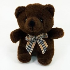 Chaveiro de Urso de Pelúcia de 16 cm - Urso Touby Avelã