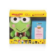 Gotas de chocolate Panetone com pelúcia Keroppi