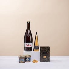 Cerveja belga Duvel, queijo e patê