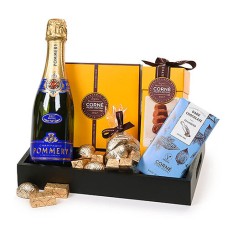 Chocolates Corne Port-Royal e Bolhas Pommery