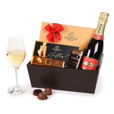 Godiva & Bolhas com Piper-Heidsieck