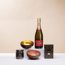 Conjunto de presente Piper-Heidsieck Champagne & Apero P'Tit Pot Vermelho