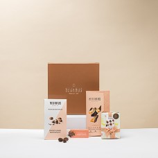 Conjunto de presente de chocolates Neuhaus Spring enviado para Portugal.
