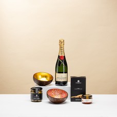 Conjunto de presente Moët & Chandon Champagne & Apero P'Tit Pot Red