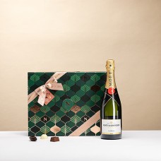 Caixa Premium de Inverno Neuhaus com Moët & Chandon