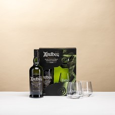 Caixa de presente Ardbeg 10Y com 2 copos