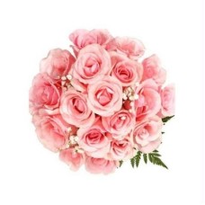 18 rosas cor-de-rosa