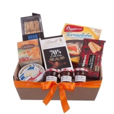 Cesta de Presente com Delícias Gourmet