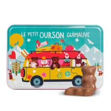 O verdadeiro ursinho de marshmallow - Caixa de colecionador "O urso nas montanhas" (caixa decorativa "Combi" de 130g)