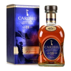Cardhu Whisky Single Malt de 18 anos, 40%