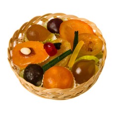 Cesta de frutas cristalizadas