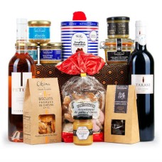 A grande cesta gourmet francesa