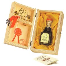 Stravecchio - vinagre balsâmico Gran Riserva di Famiglia Leonardi (garrafa de 100 ml e sua caixa - 40 anos)