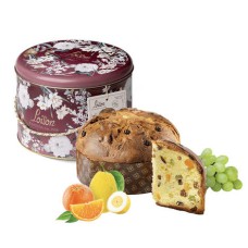 Panetone clássico em caixa de metal (lata de 750g)