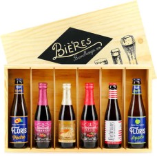 Conjunto de presente de cervejas belgas frutadas