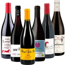 6 Vinhos Tintos Orgânicos Variados da França
