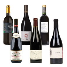 6 Vinhos Tintos Orgânicos Premium da França