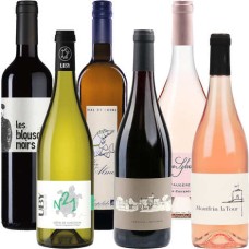 6 vinhos orgânicos variados da França