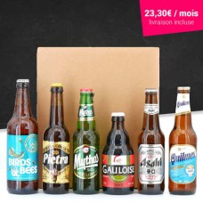 Caixa de degustação de 6 cervejas - assinatura de 3 meses