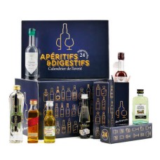 Mini bar de calendário do Advento com 24 miniaturas