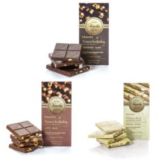Trio de barras de chocolate italianas Venchi