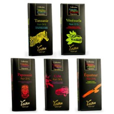 Oferta de descoberta das barras de chocolate amargo Voisin