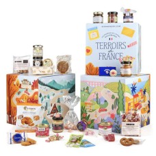Calendário do Advento em Cubo dos Terroirs da França (O calendário gourmet)