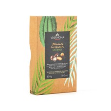 Amêndoa e avelã com chocolate ao leite Grand Cru e doce de leite - Valrhona