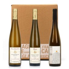 Caixa com 3 Ótimos Vinhos da Alsácia