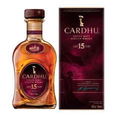 Cardhu Whisky Single Malt de 15 anos, 40%