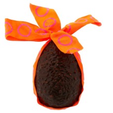 Ovo de chocolate amargo com pedaços de avelãs Fulled Voisin (ovo preto de 350g)