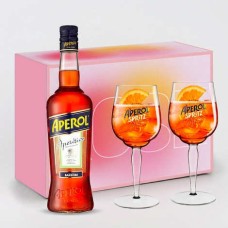 Kit de Degustação de Aperol com 2 Copos