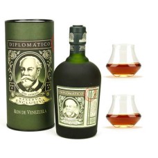 Diplomatico Reserva Exclusiva - Rum da Venezuela - 40% e 2 copos