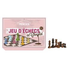 Conjunto de xadrez de chocolate