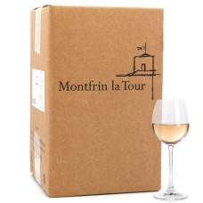 Vinho branco orgânico Chateau Montfrin IGP em garrafa BIB de 5 litros.