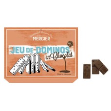 Jogo de dominó de chocolate com 28 peças