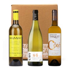 Caixa de vinhos brancos C'tes de Gascogne