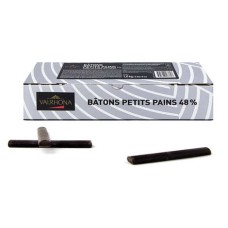 Pequenos bastões de chocolate 48% - Valrhona