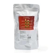Pacote com 6 sachês de flores de chá branco.