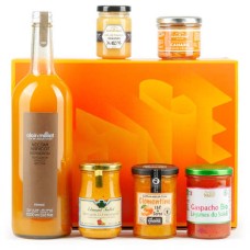 A adorável caixa laranja