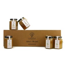 Conjunto de presente com 5 potes de mel orgânico de Madagascar
