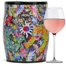 Puech Haut Le Benjamin em um vinho rosé Bib Art - Bo-Yeon Han