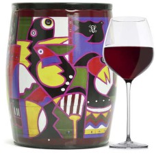 Puech Haut Le Benjamin em um Bib Art Vinho Tinto - Paco Sagasta