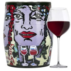 Puech Haut Le Benjamin em um Bib Art Vinho Tinto - Lia Shvelidze