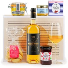 Caixa de presente gourmet de prestígio