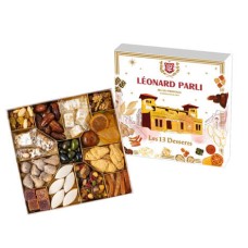 Caixa tradicional com 13 sobremesas da Provença, da Leonard Parli (caixa de 800g)