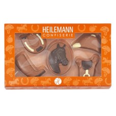 Caixa de chocolates com tema de cavalgada (caixa de 100g)