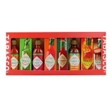 Caixa com 8 sabores de Tabasco