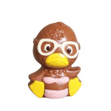 O patinho pirata e a lata de chocolate ao leite para praia (90g de patinho pirata)