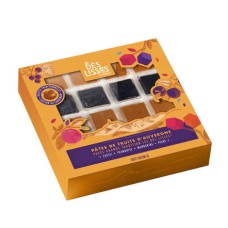 Caixa de 16 geleias de frutas Auvergne congeladas - Grande Tradition Les Des Lisses (lata 210g)